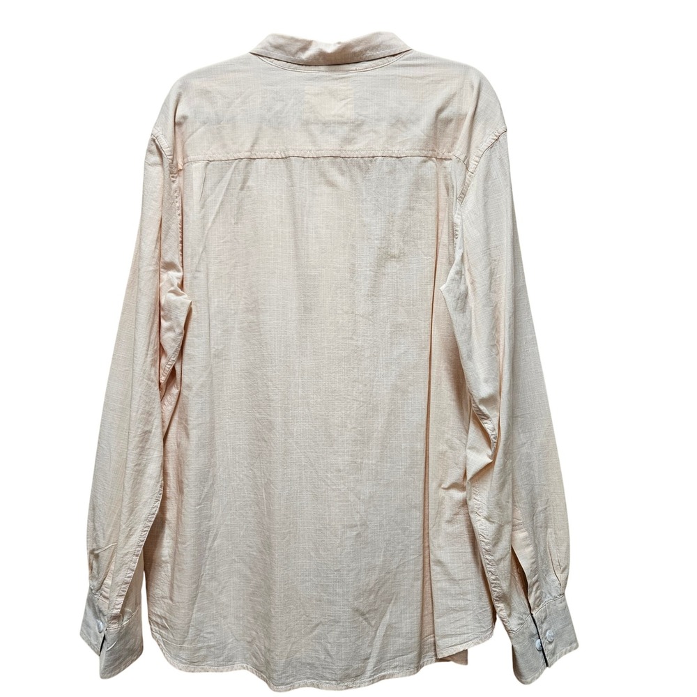 Original Weatherproof Vintage Peach Long Sleeve Button Down Shirt Size‎ XXL - Picture 3 of 8